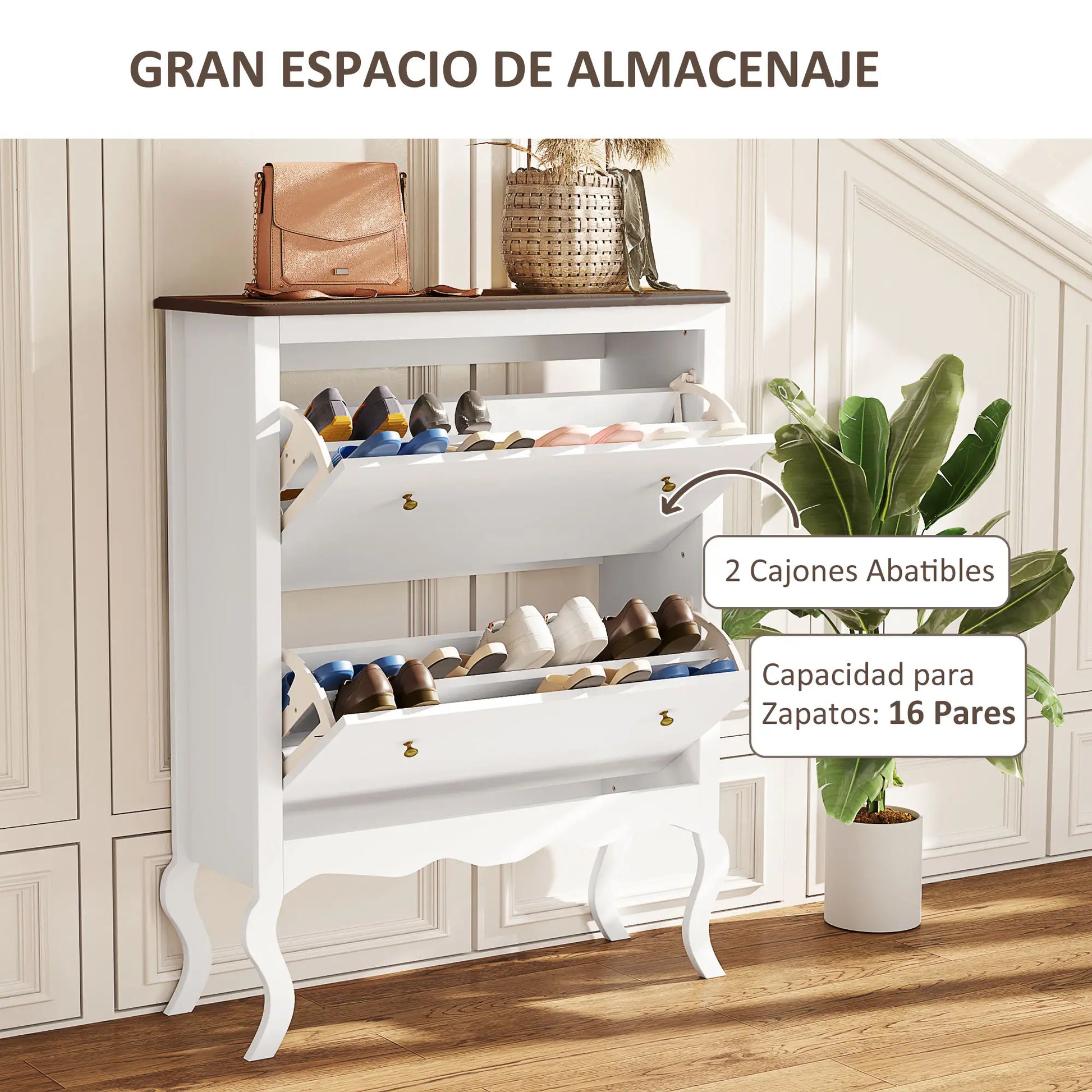 ZAPATERO ESTRECHO VERSALLES BLANC ESTILO FRANCÉS image 5