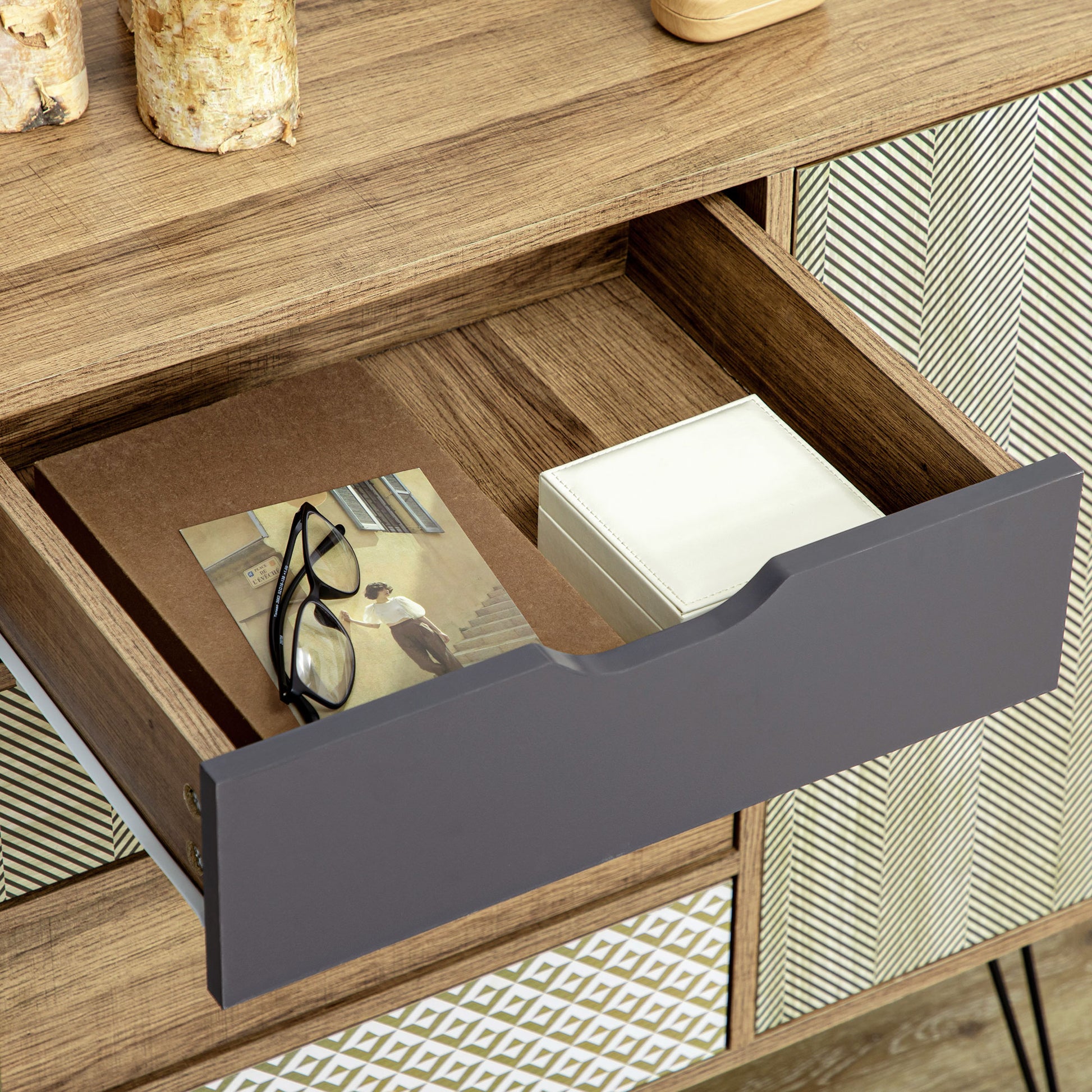 CÓMODA BOHO MADERA “BOHO HARMONY FOUR DRAWER” image 4