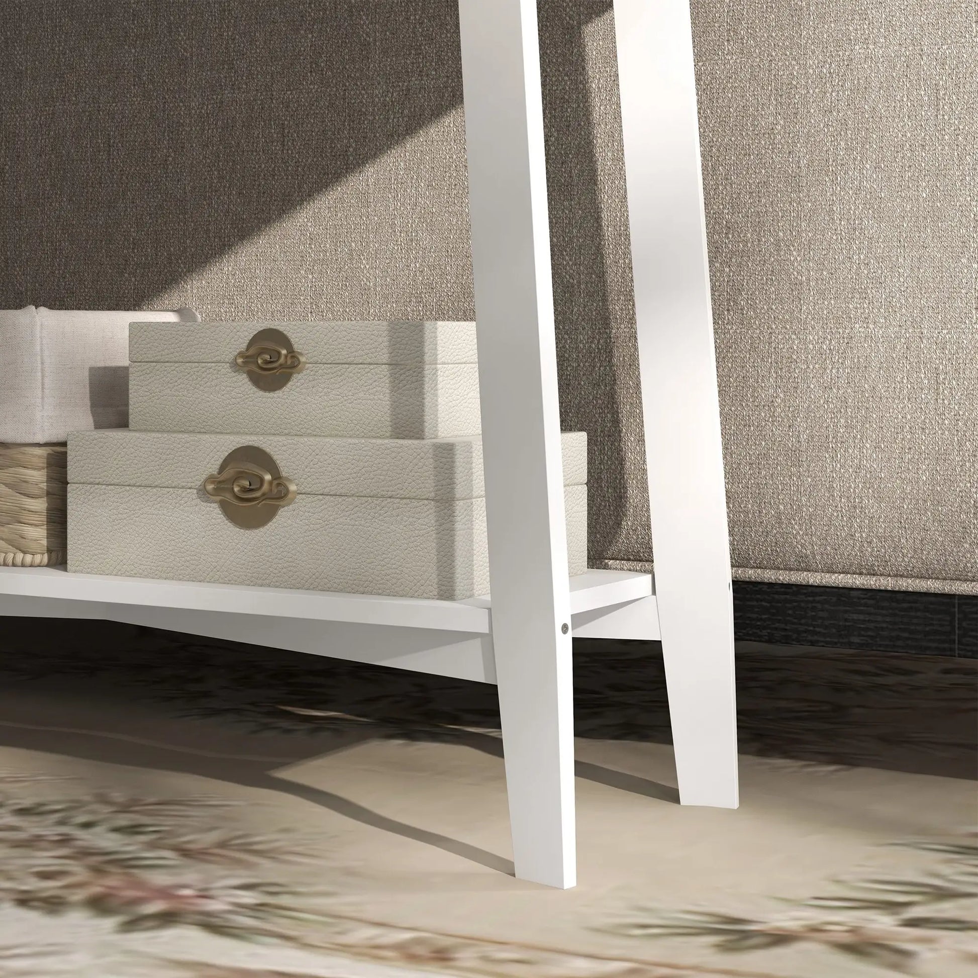 CONSOLA BOHO RATÁN “CANNAGE WHITE DOUBLE DRAWER” image 7