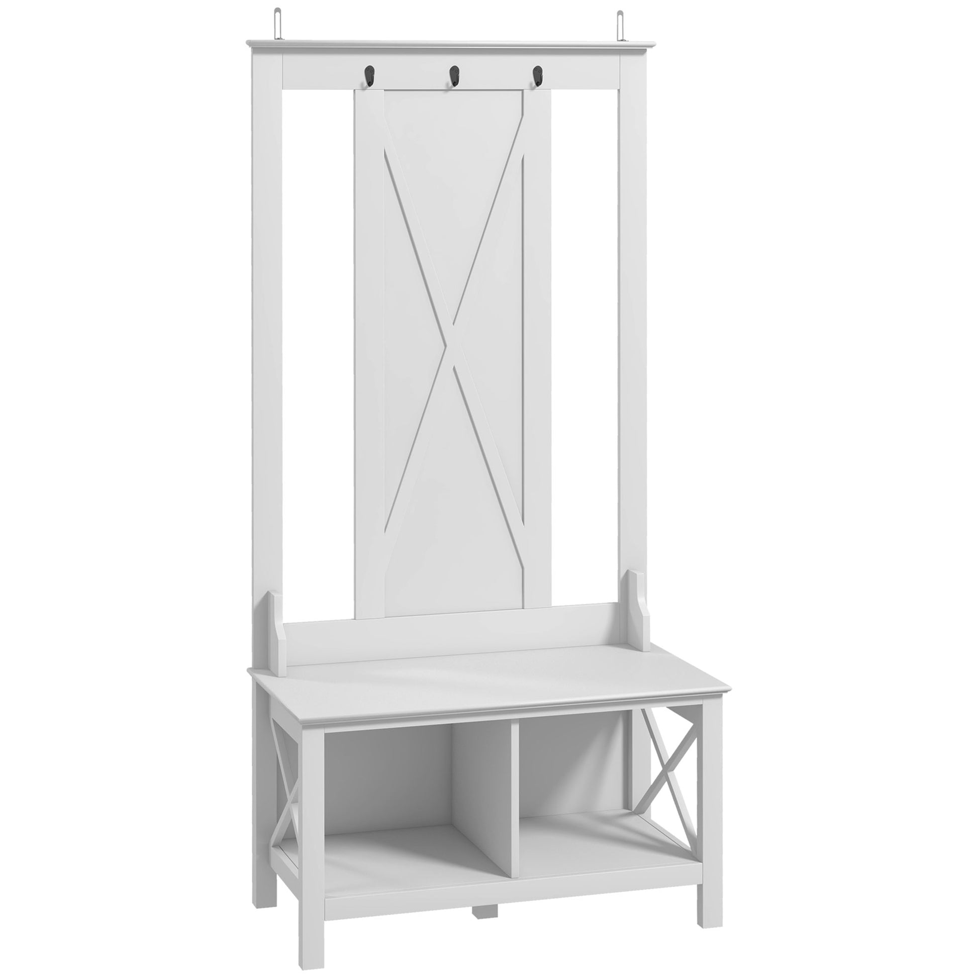 PERCHERO WHITE NORDIC BENCH 3 EN 1 image 3