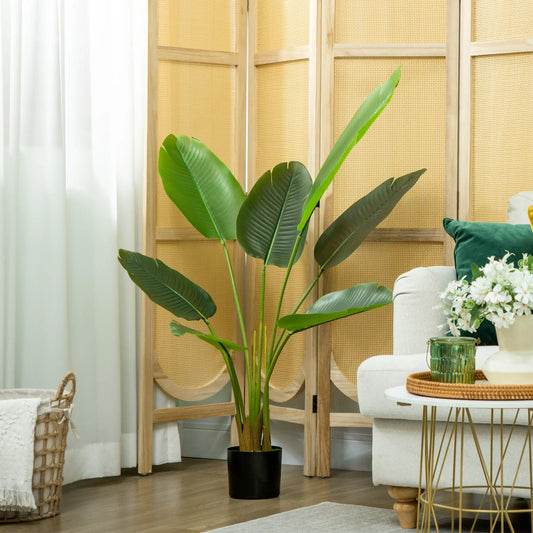 🌿 PLANTA ARTIFICIAL AVE DEL PARAÍSO 109 CM – DECORACIÓN TROPICAL REALISTA PARA INTERIOR