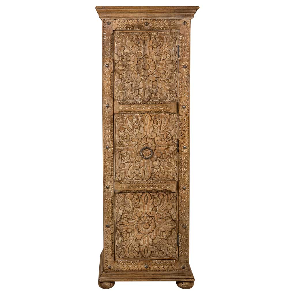 ARMARIO DALIAN MARRÓN COMPACT ARTESANAL DE MADERA MACIZA image 3