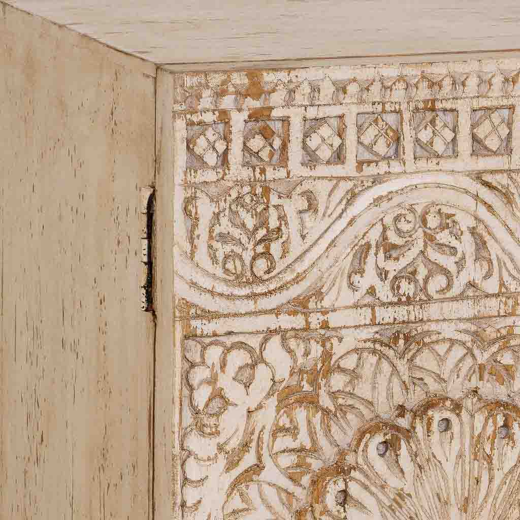 APARADOR DALIAN WHITE COMPACT ARTESANAL image 7