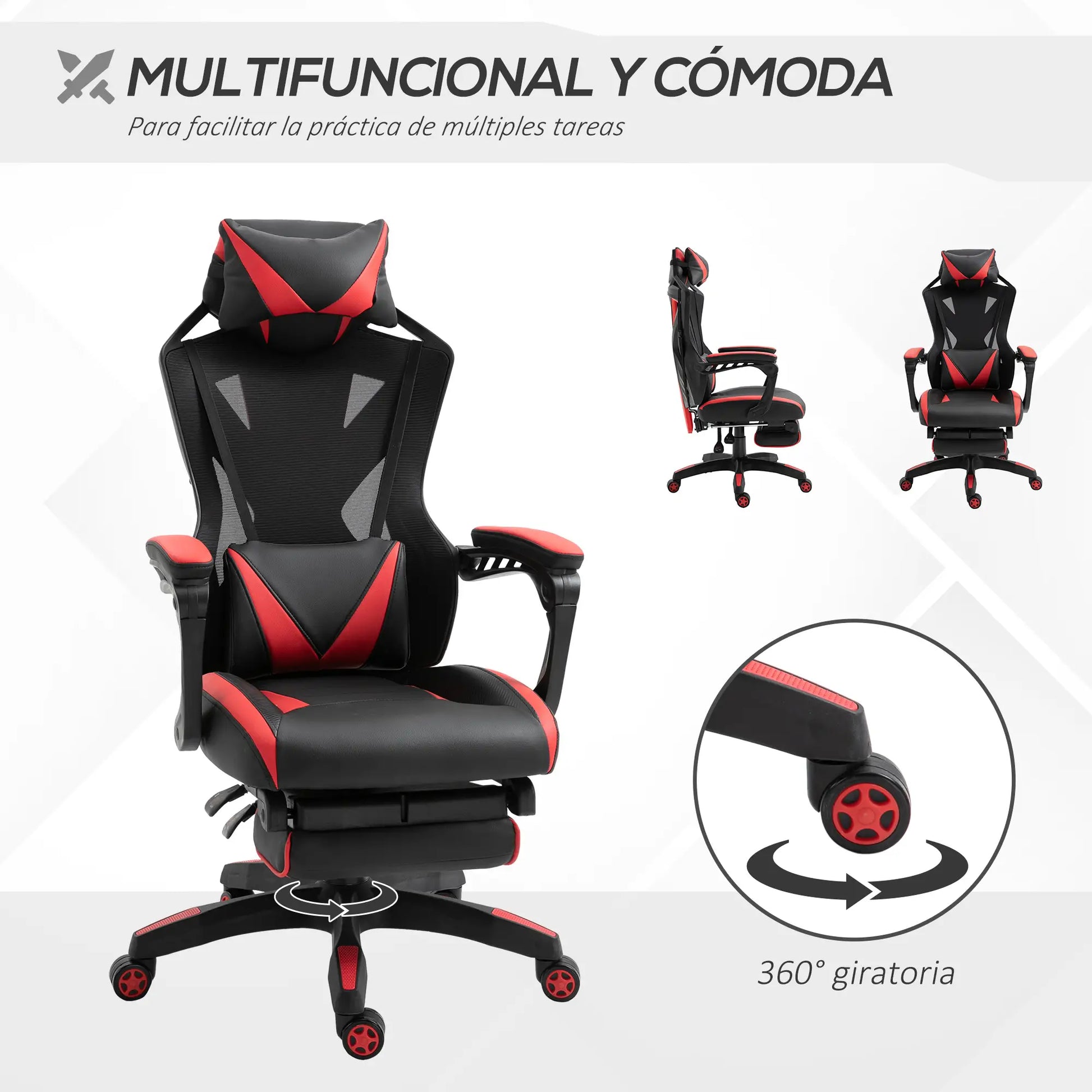 SILLA GAMING MODELO REDSTORM MAX image 5