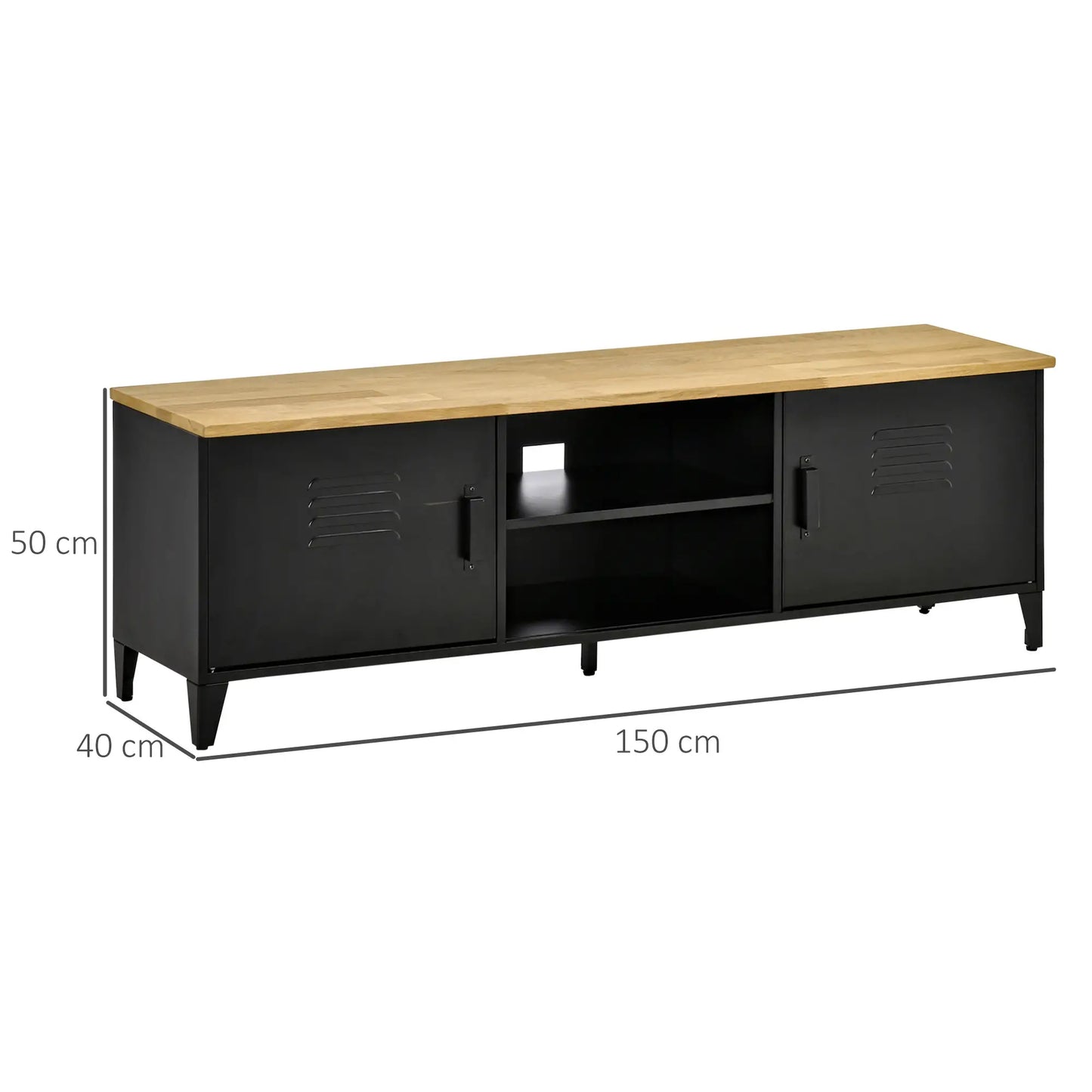 MUEBLE TV INDUSTRIAL MULTIALMACENAMIENTO 150 CM image 4