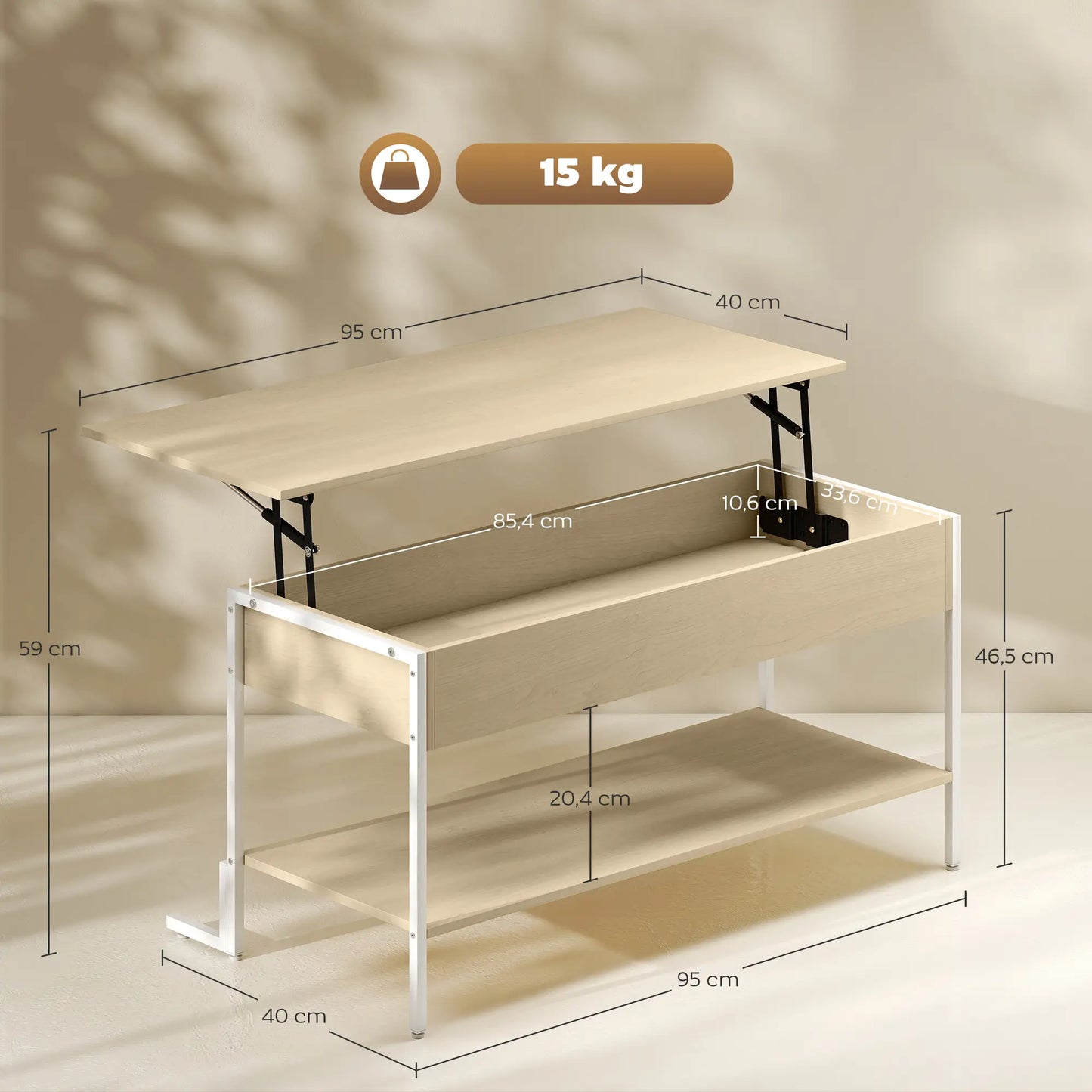 Mesa de Centro Elevable “URBAN LIFT 95” image 4