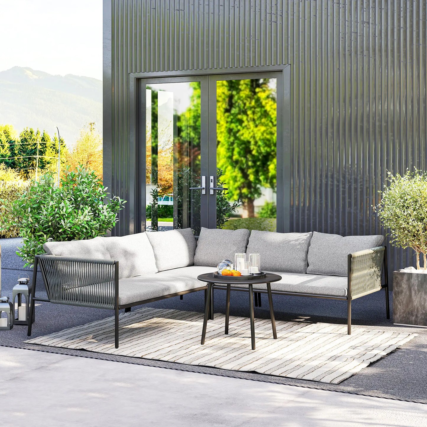 CONJUNTO DE JARDÍN RATÁN MODELO IBIZA image 3