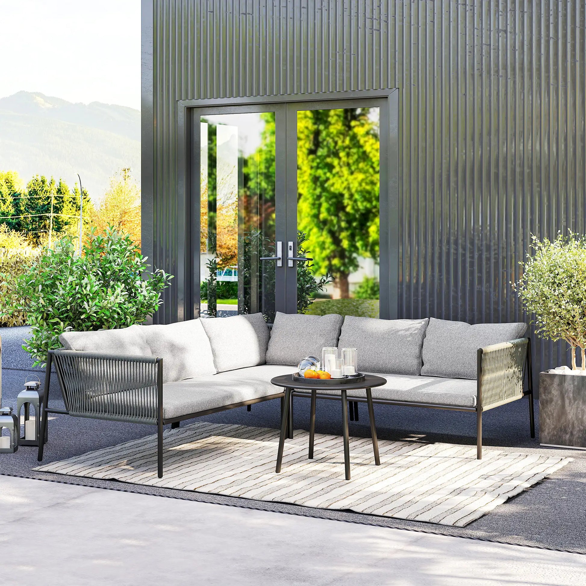 CONJUNTO DE JARDÍN RATÁN MODELO IBIZA image 3
