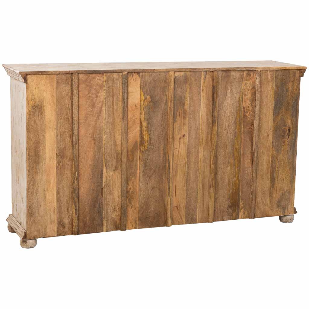 APARADOR DALIAN ARTESANAL GRAN FORMATO BLANCO ENVEJECIDO image 4