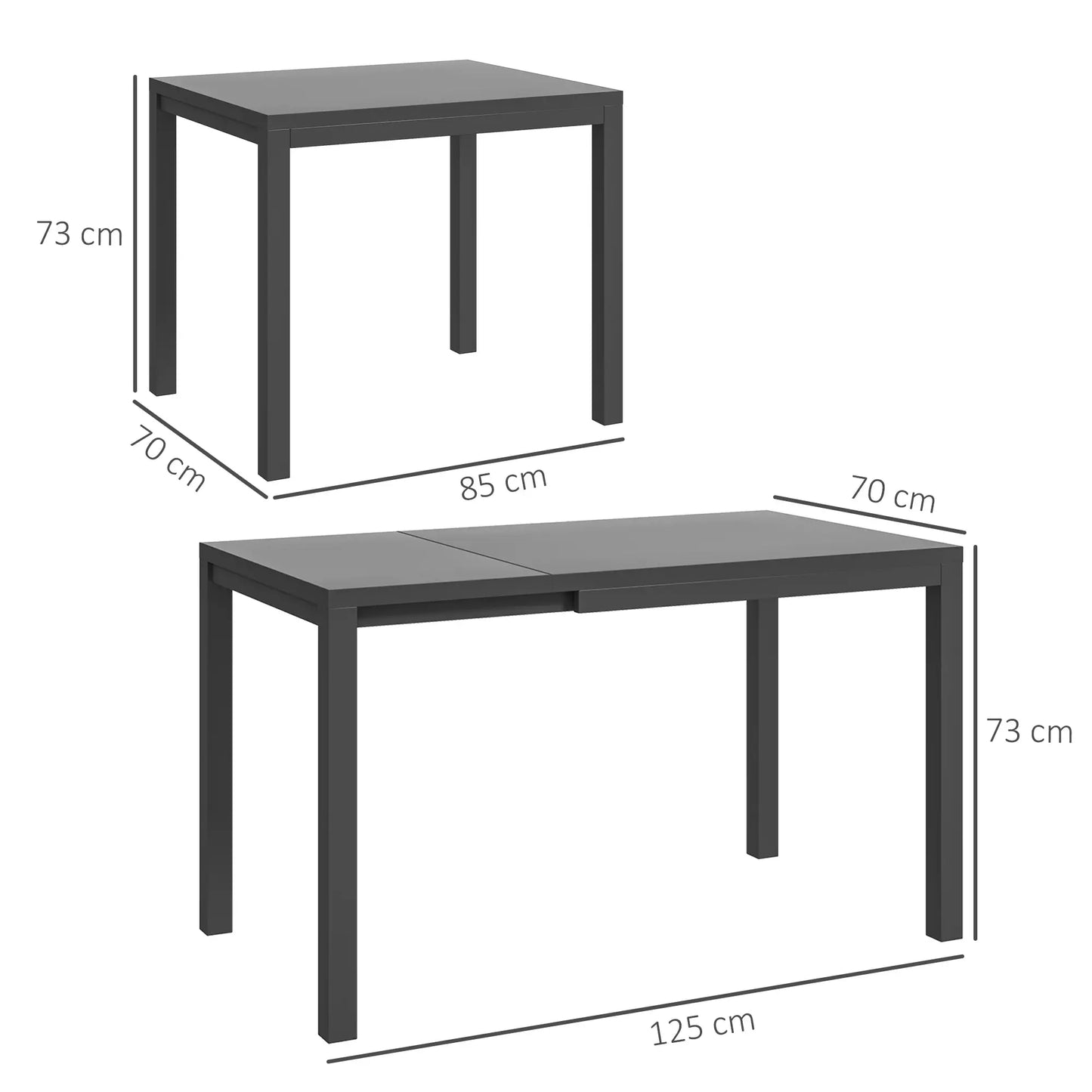 MESA DE COMEDOR EXTENSIBLE DE EXTERIOR ALUMIX GARDEN 6 image 1