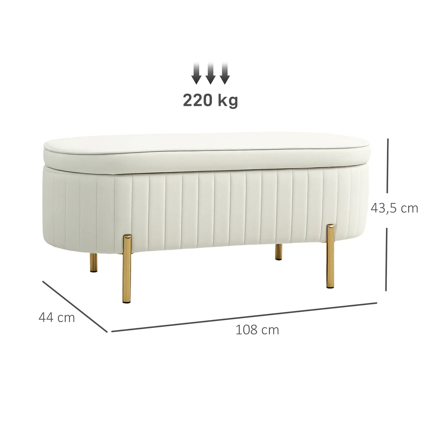 BANCO DE ALMACENAMIENTO VELVET OVAL GOLD image 13