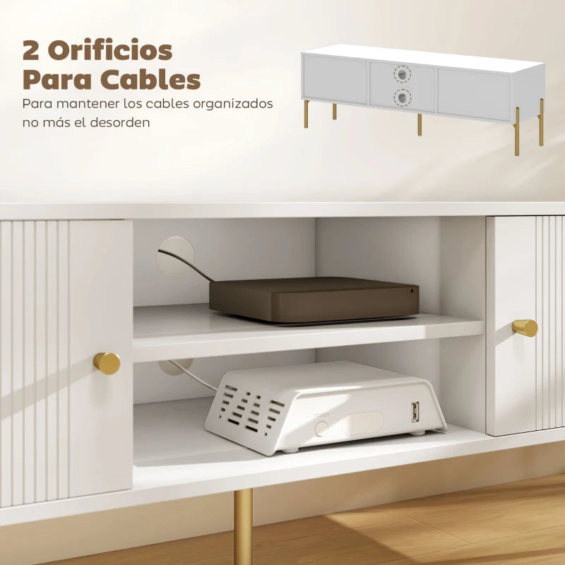 MUEBLE DE TV MODERNO BLANCO image 3
