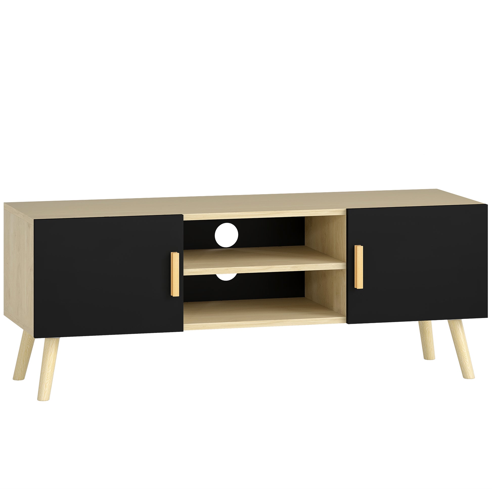 MUEBLE TV ROBLE & NEGRO 110 CM image 4