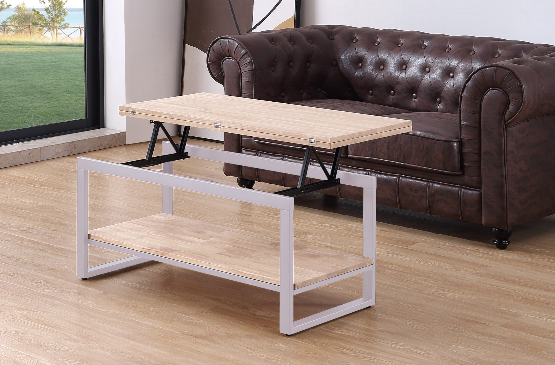 MESA  DE CENTRO ELEVABLE Y EXTENSIBLE STEVE image 5
