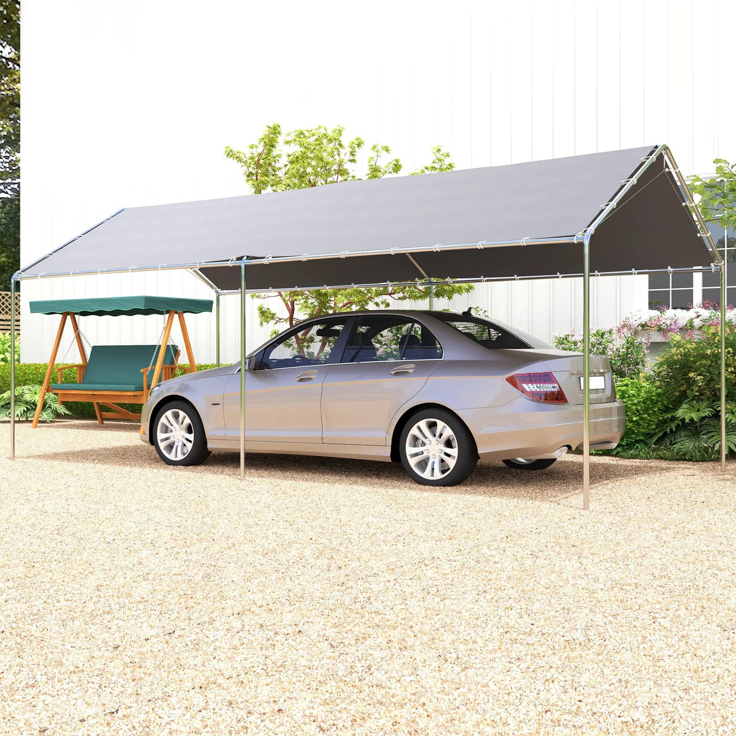 CARPA GARAJE PORTÁTIL TITAN PARK 3X6 PARA COCHE image 6