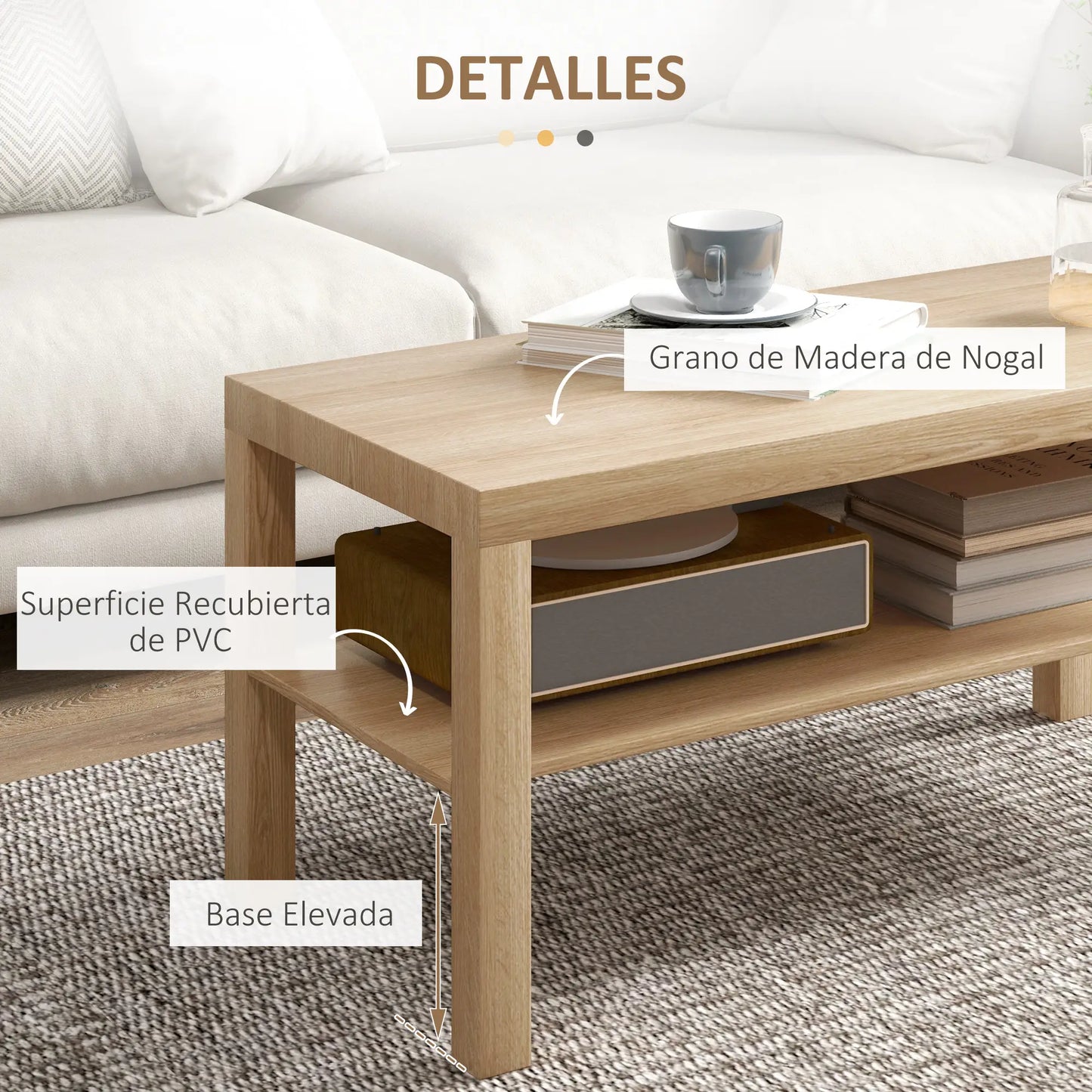Mesa de Centro “NATURAL SIMPLE 90” image 2