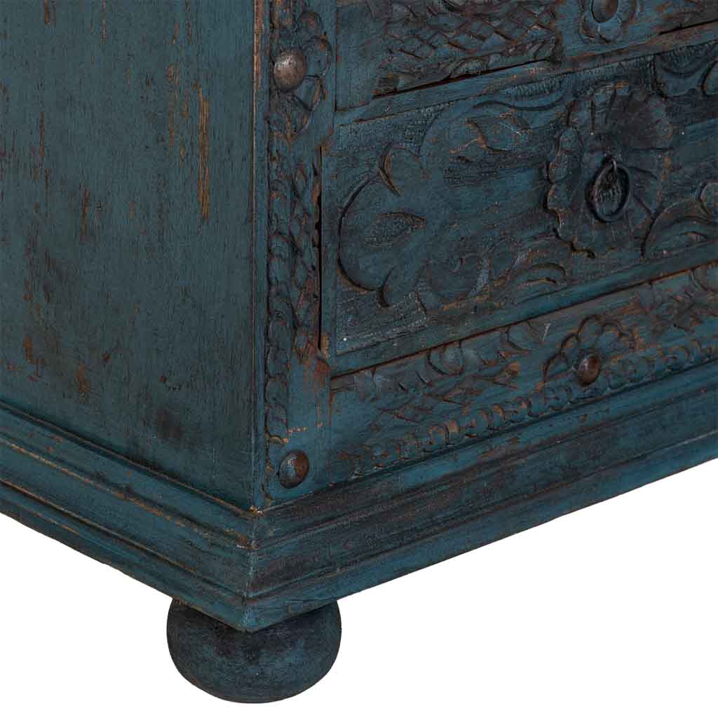 CÓMODA DALIAN BLUE VINTAGE ARTESANAL image 5