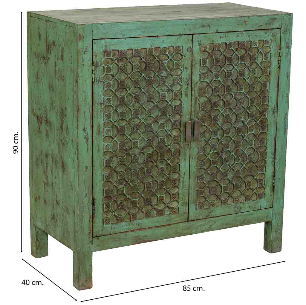 CÓMODA ARTESANAL VERDE TOSCANA 2P image 2