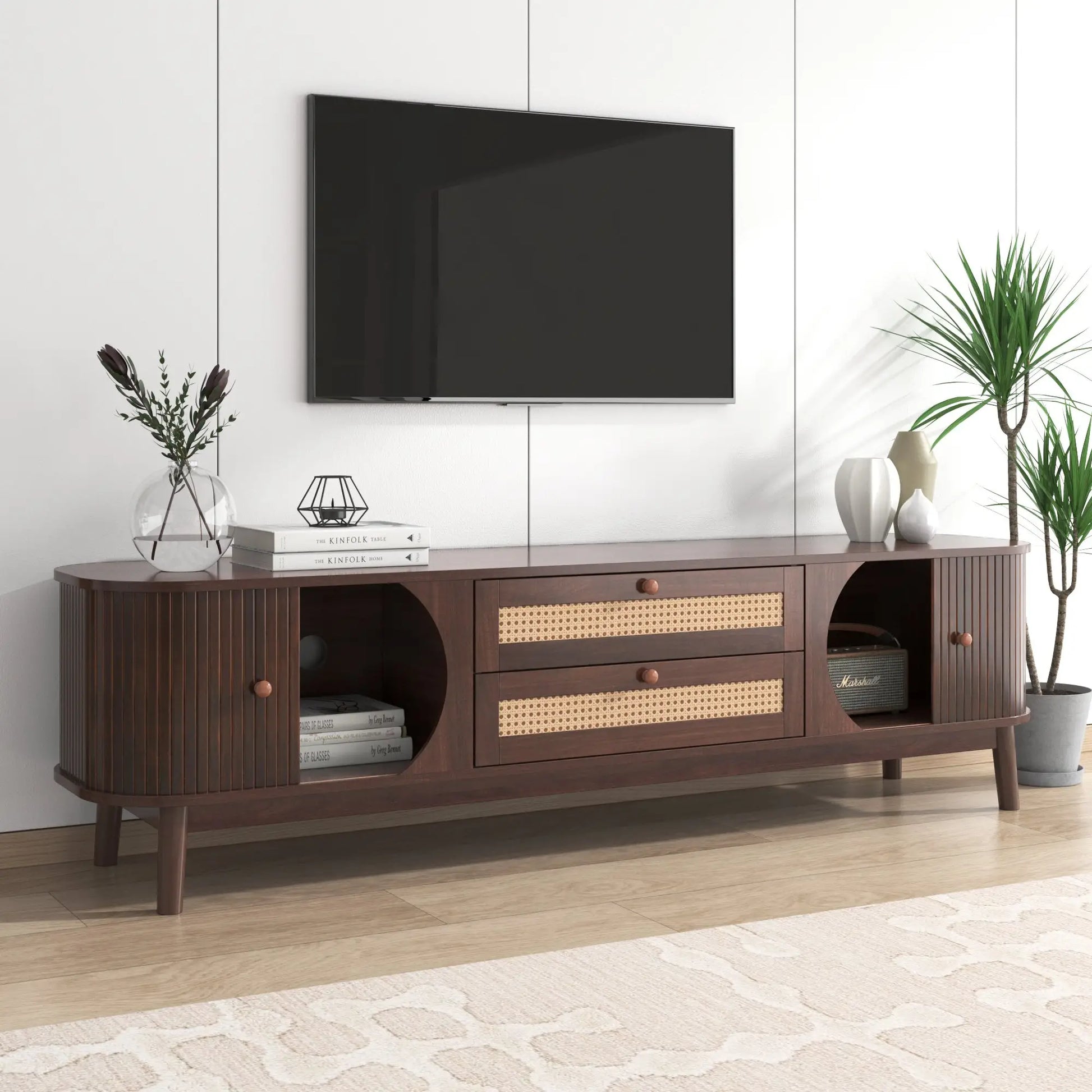 MUEBLE TV “RATTAN NATURAL 170” image 1