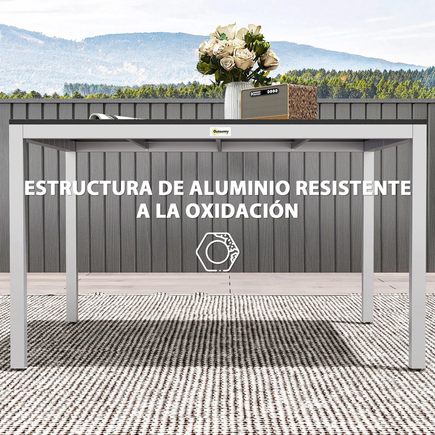 MESA DE COMEDOR DE JARDÍN EXTERIOR BLACKWOOD PRO · 4–6 PERSONAS image 4