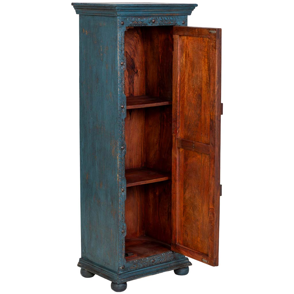 ARMARIO DALIAN BLUE COMPACT ARTESANAL DE MADERA MACIZA image 1