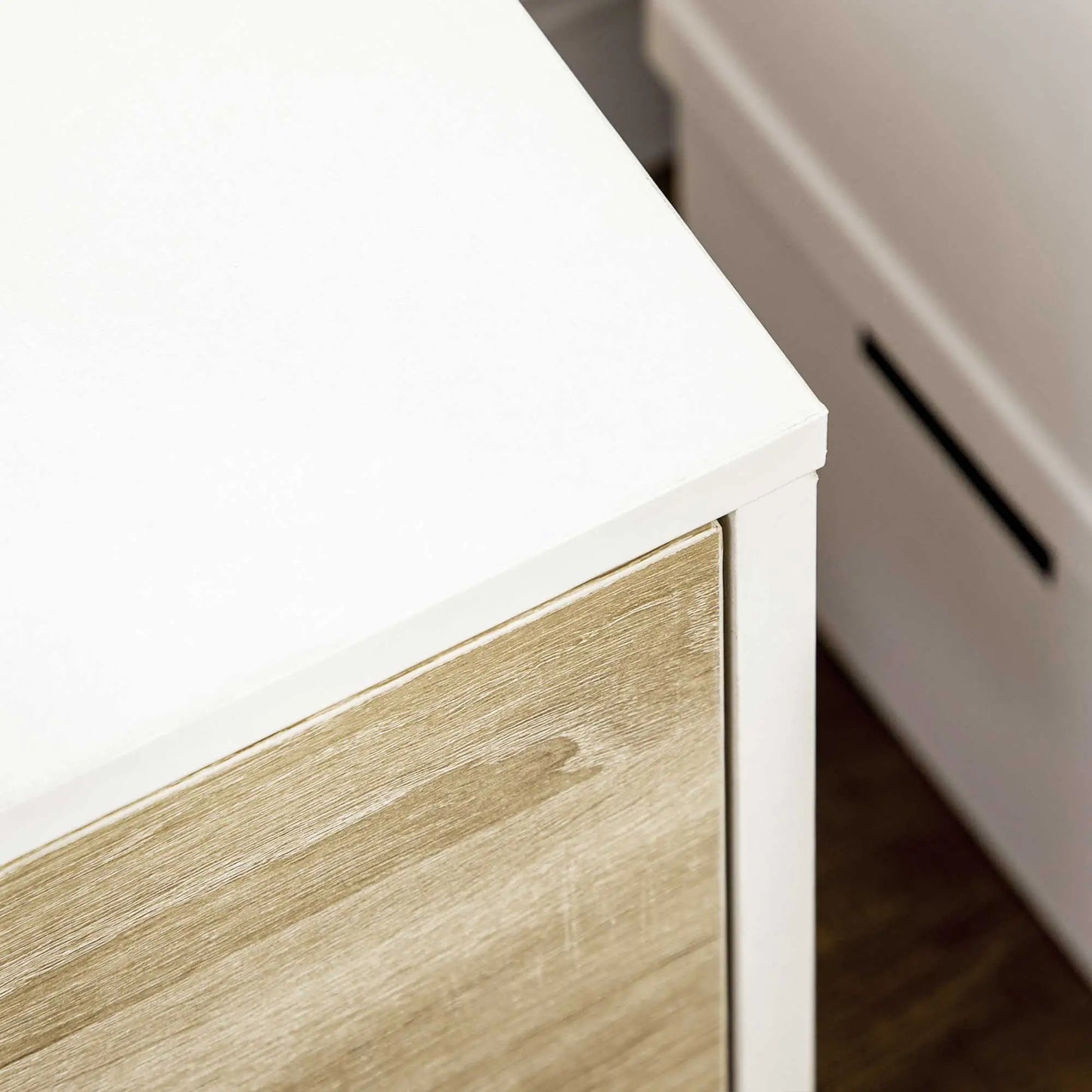 📺 MUEBLE TV “NORDIC BOX 110” – 2 PUERTAS + CAJÓN + HUECO ABIERTO · HASTA 50" · 2 COLORES