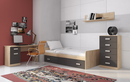 Dormitorio Juvenil Donald 03 Puccini-Grafito image 0