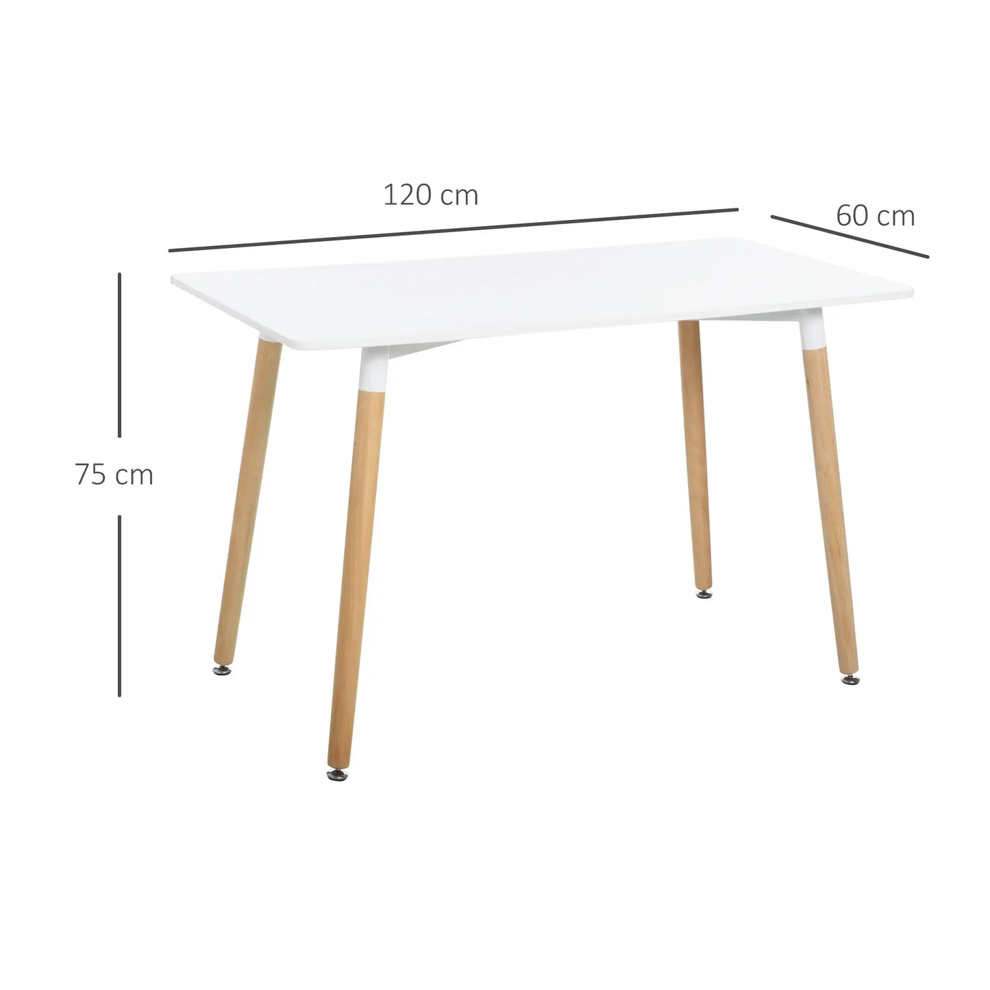 MESA DE COMEDOR NÓRDICA LUMEN HAYA image 1