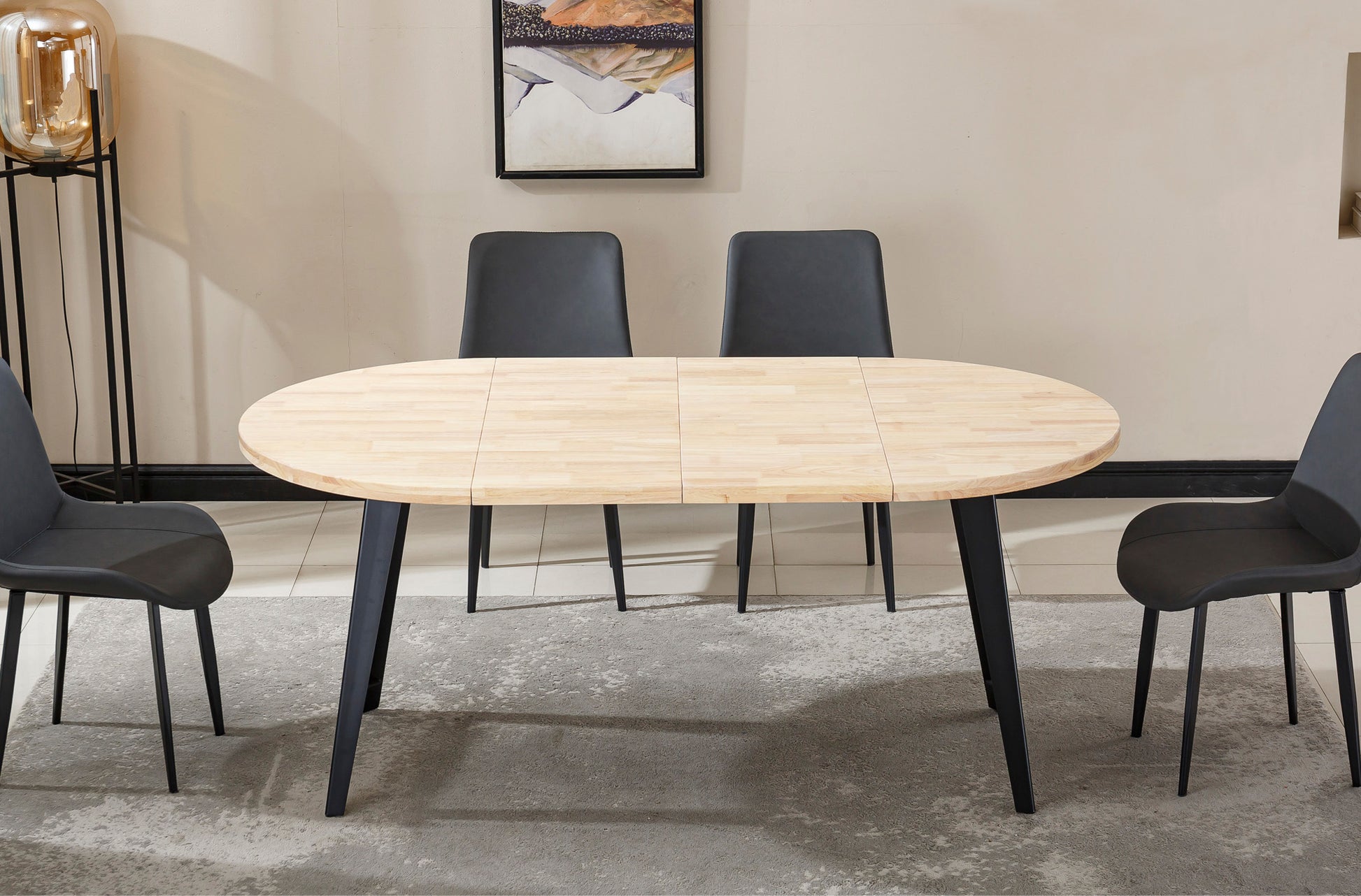 MESA COMEDOR REDONDA EXTENSIBLE BERG image 2