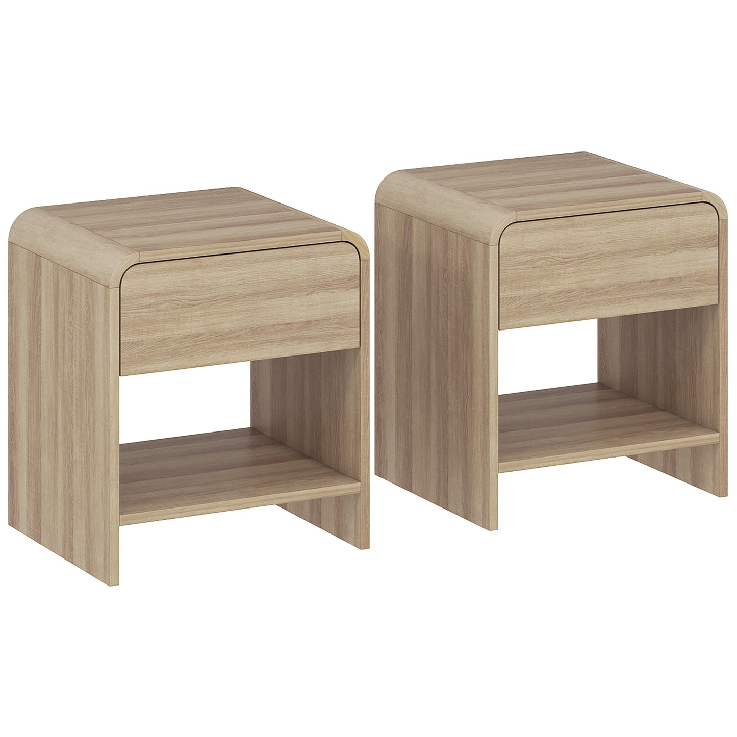 JUEGO DE MESITAS DE NOCHE NORDLY WOOD image 8
