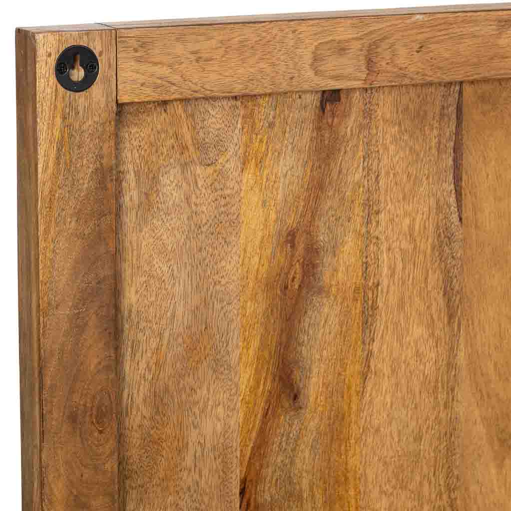 CABECERO DALIAN ARTESANAL MARRÓN DE MADERA MACIZA image 3