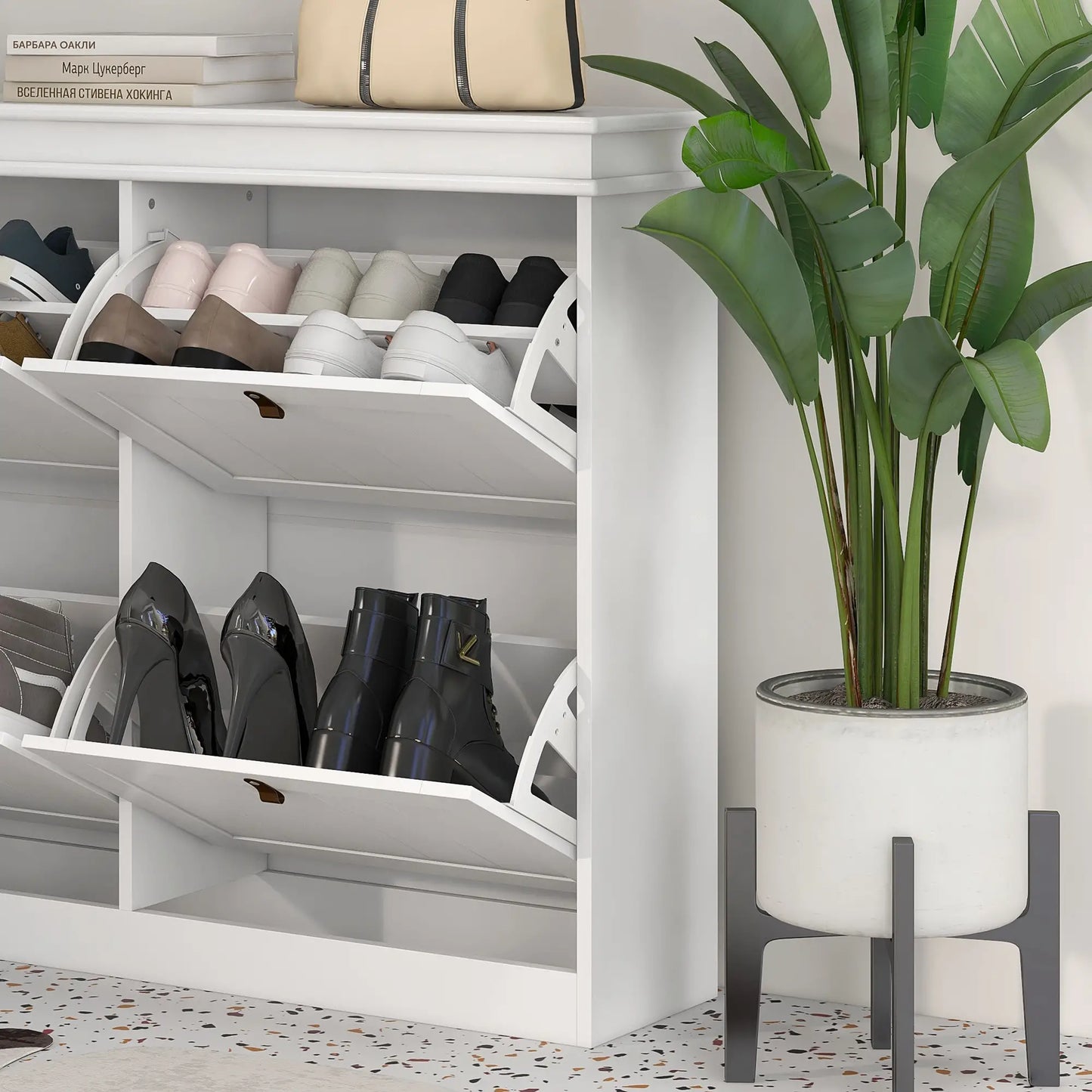 ZAPATERO ESTRECHO NORDIC STEP 4P CON PUERTAS ABATIBLES image 2