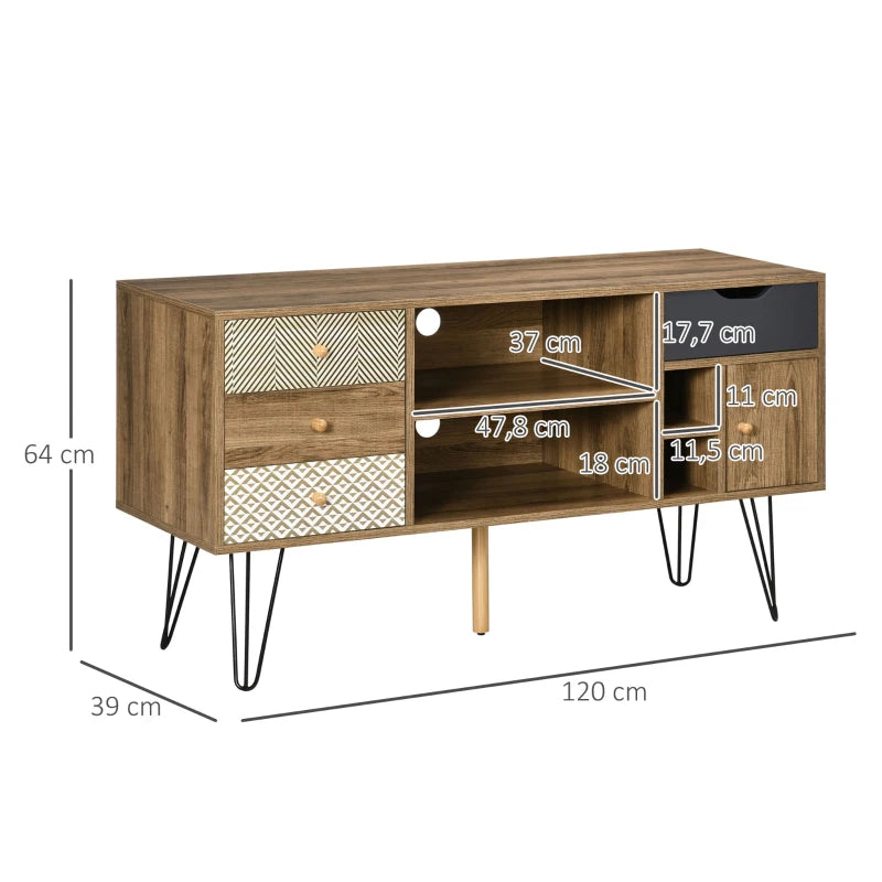 MUEBLE TV BOHO-CHIC CON PATAS METÁLICAS image 2
