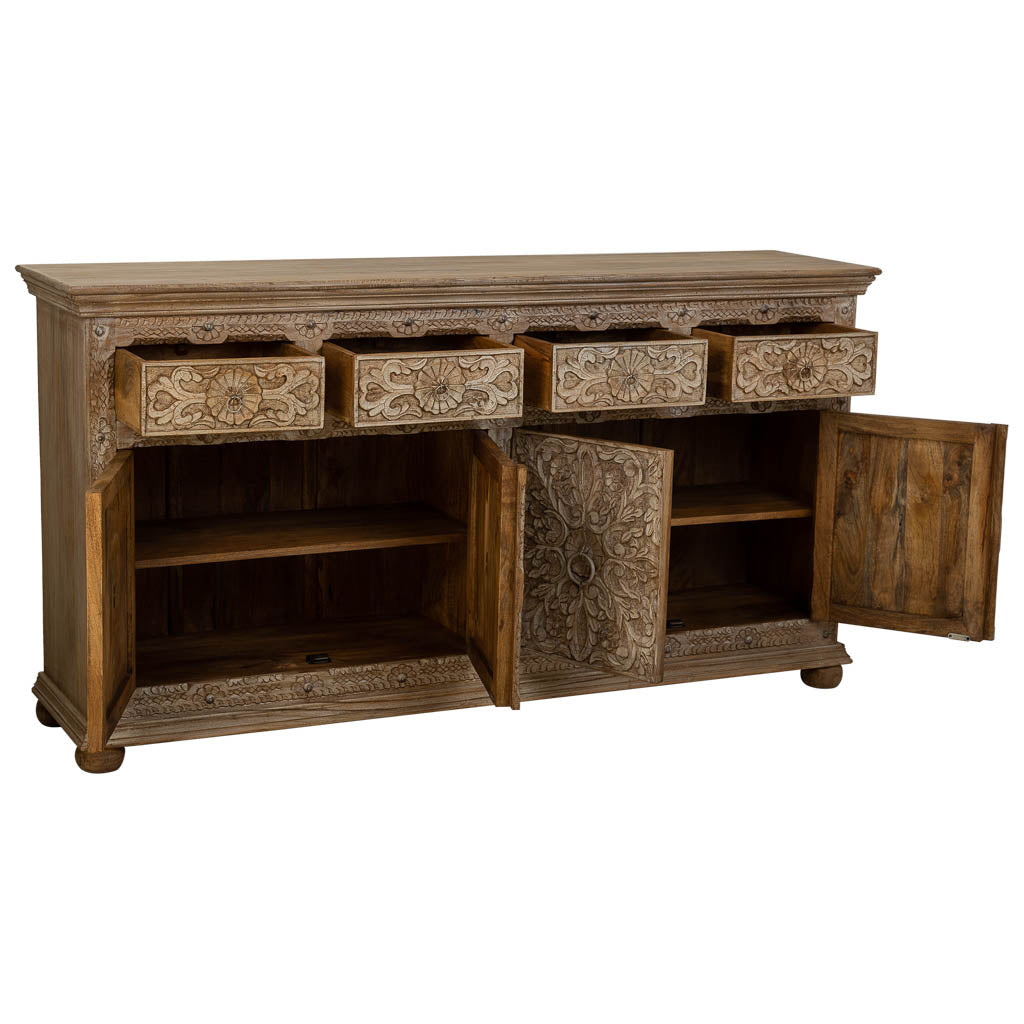 APARADOR DALIAN MARRÓN ARTESANAL GRAN FORMATO image 2