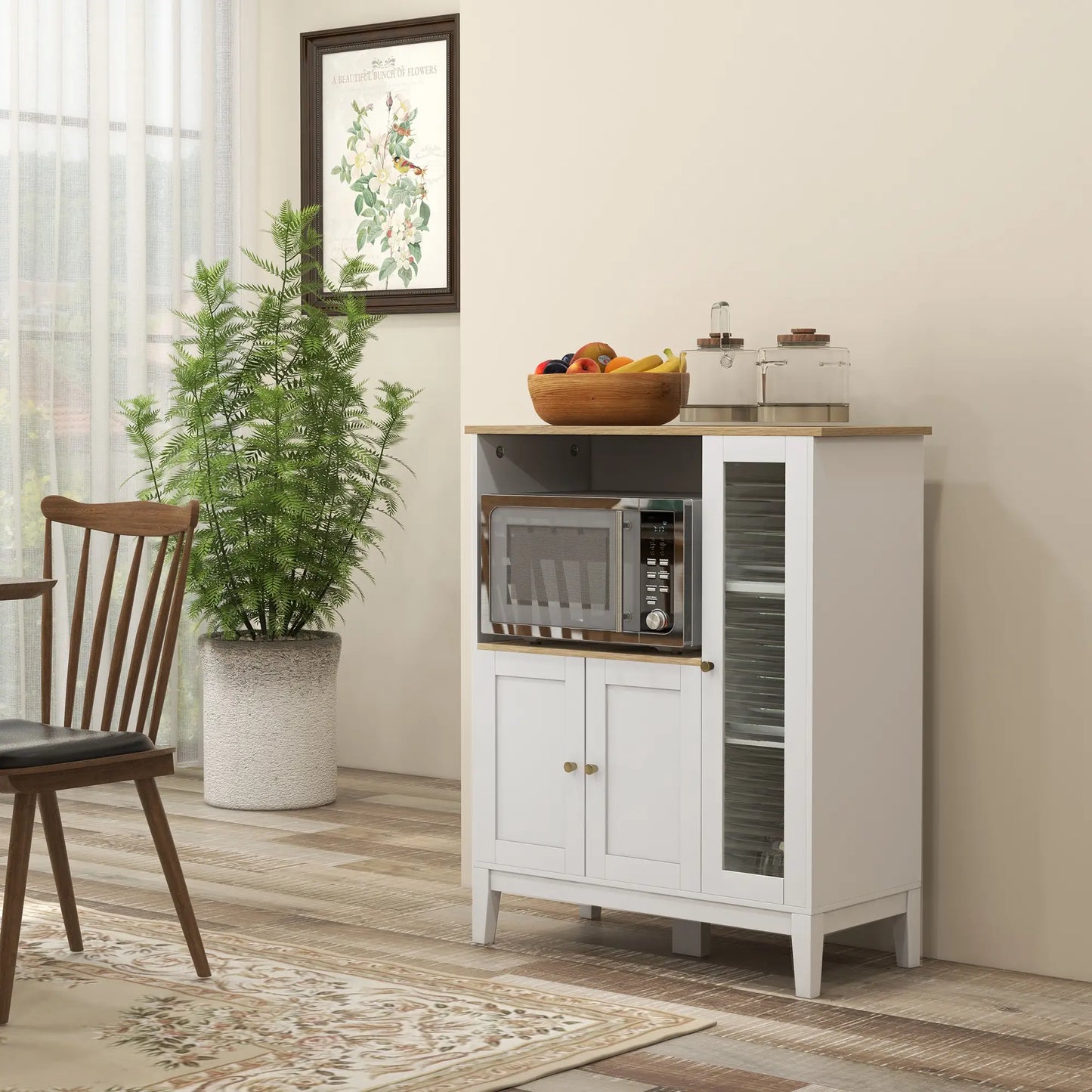APARADOR MUEBLE AUXILIAR DE COCINA MODELO BLANCOMICRO image 8