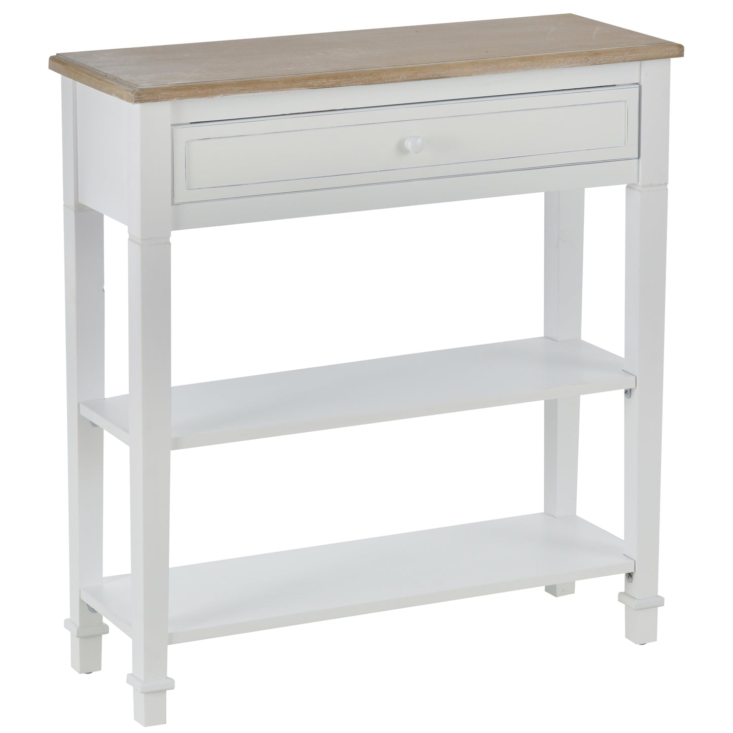 CONSOLA RETRO BLANCA “VINTAGE ENTRY ONE DRAWER” image 2