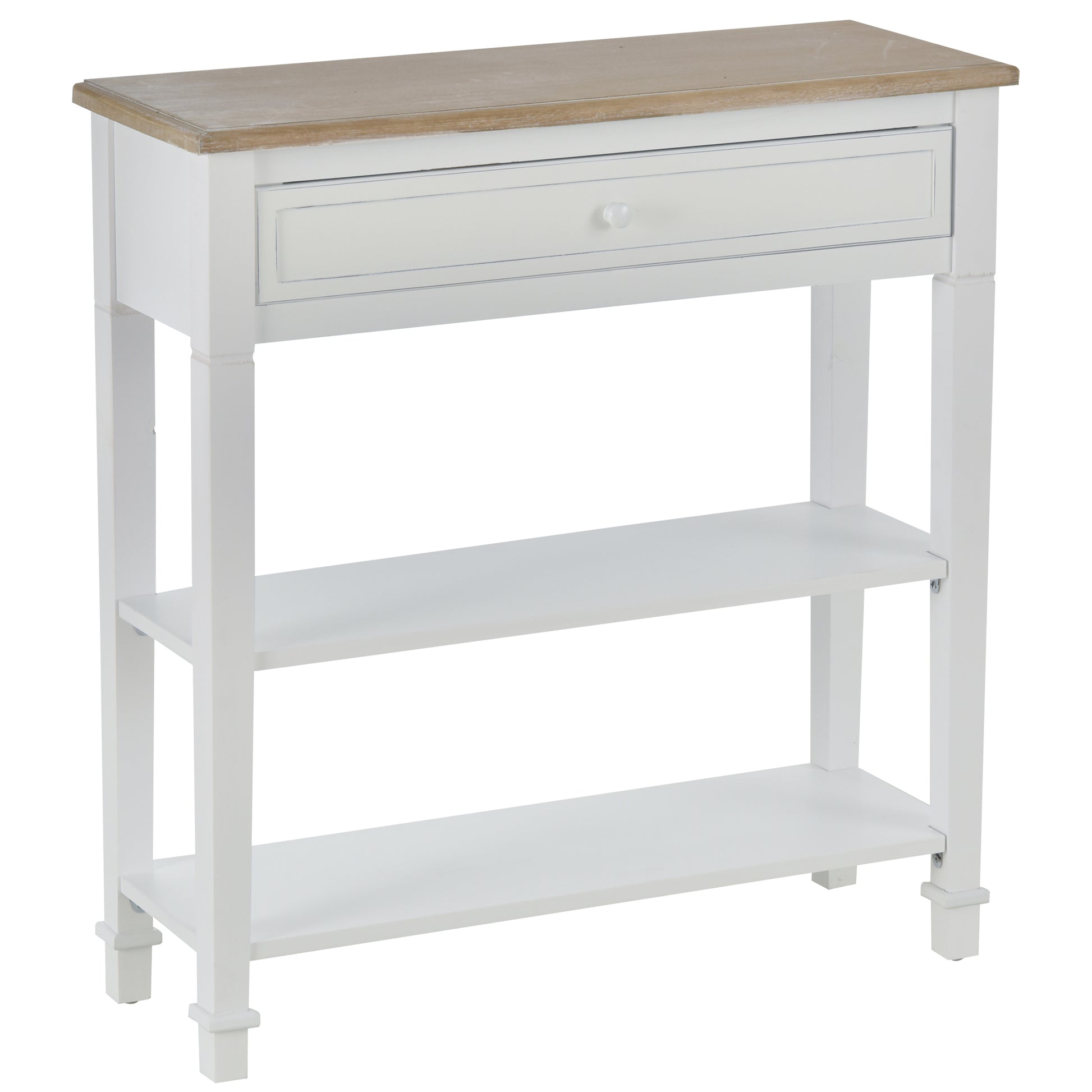 CONSOLA RETRO BLANCA “VINTAGE ENTRY ONE DRAWER” image 2
