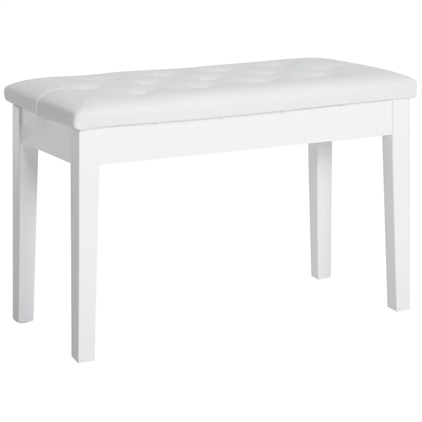 BANQUETA DE PIANO ARMONÍA BLANCA CON ALMACENAMIENTO image 3