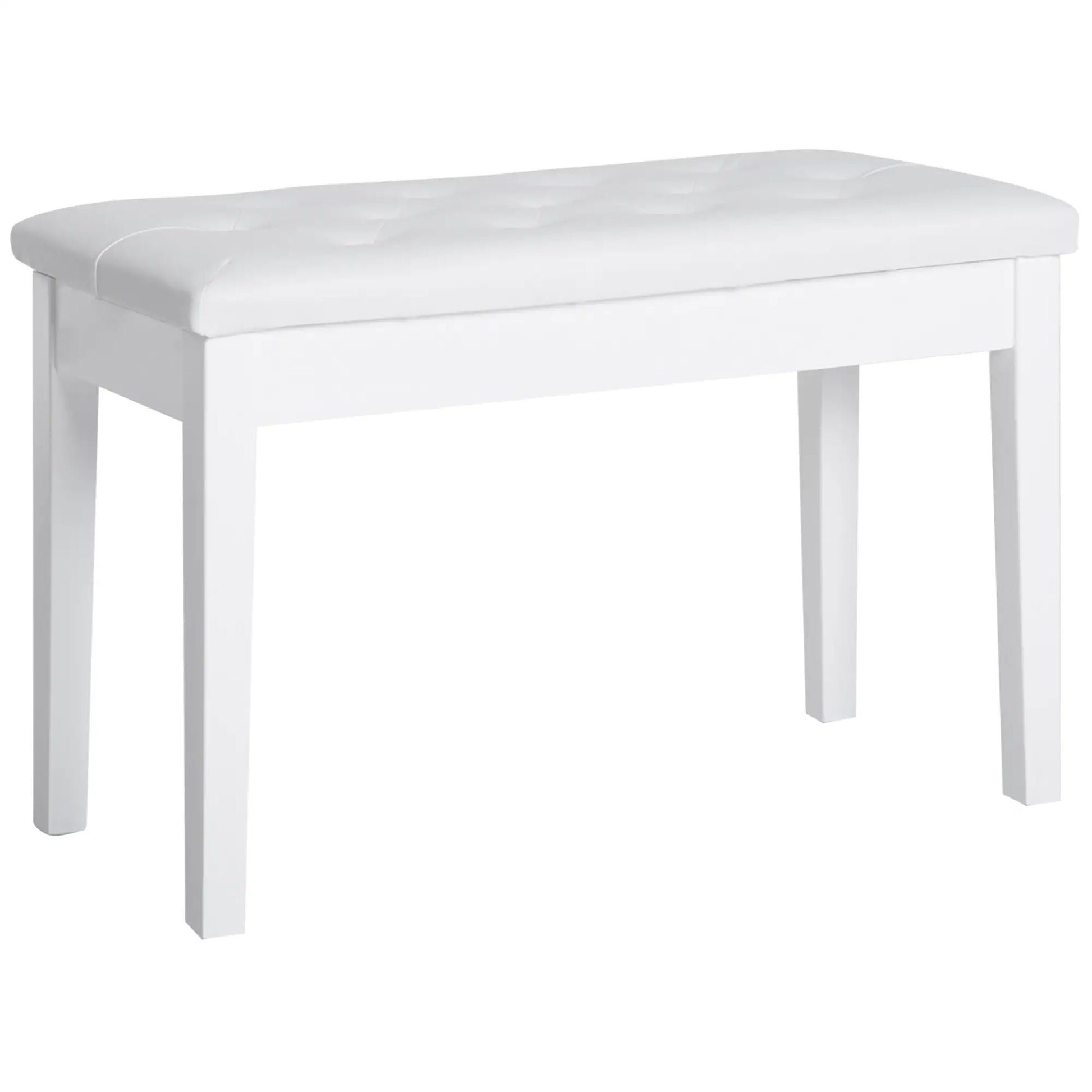BANQUETA DE PIANO ARMONÍA BLANCA CON ALMACENAMIENTO image 3