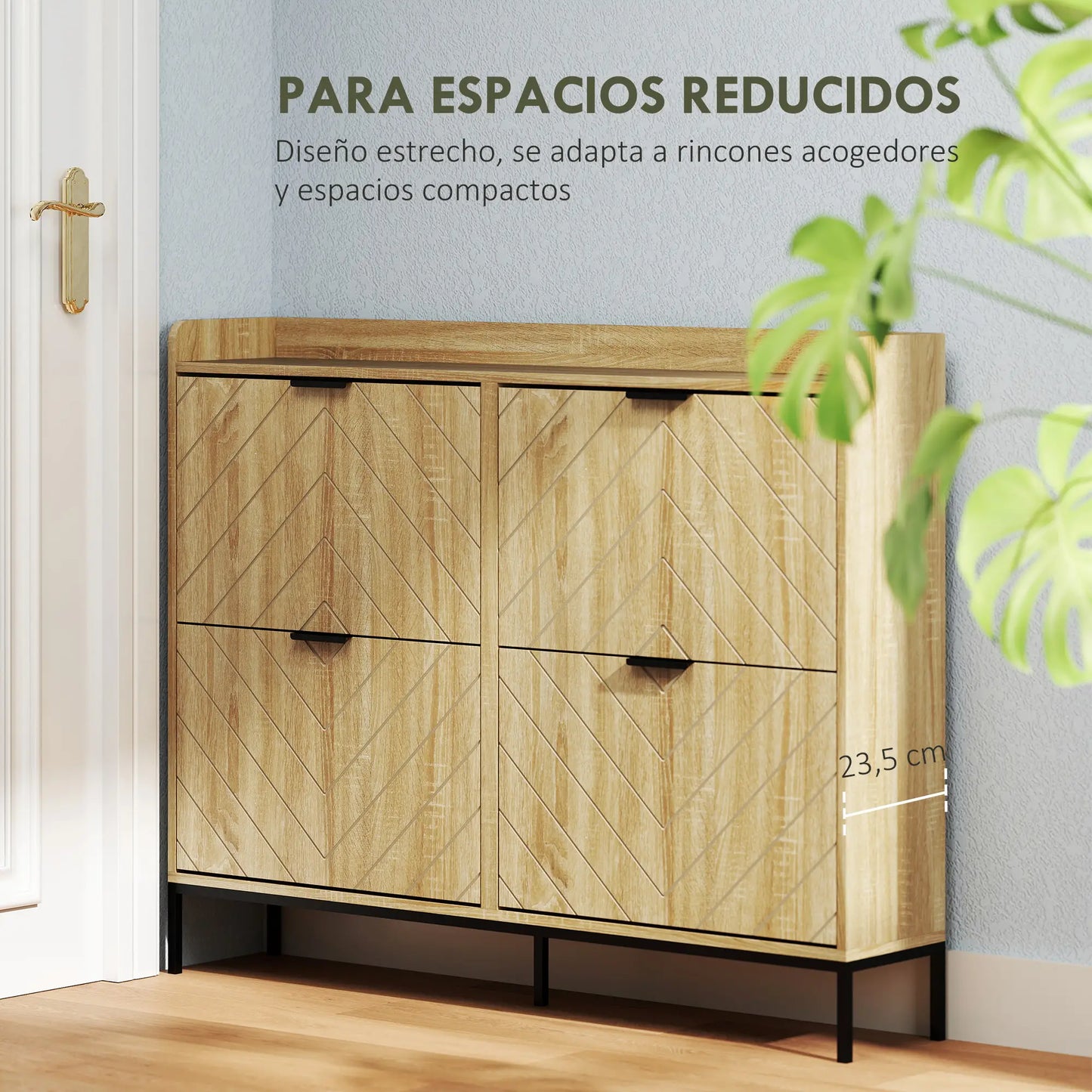 ZAPATERO ESTRECHO ROBLEVA 4C CON CAJONES ABATIBLES image 9