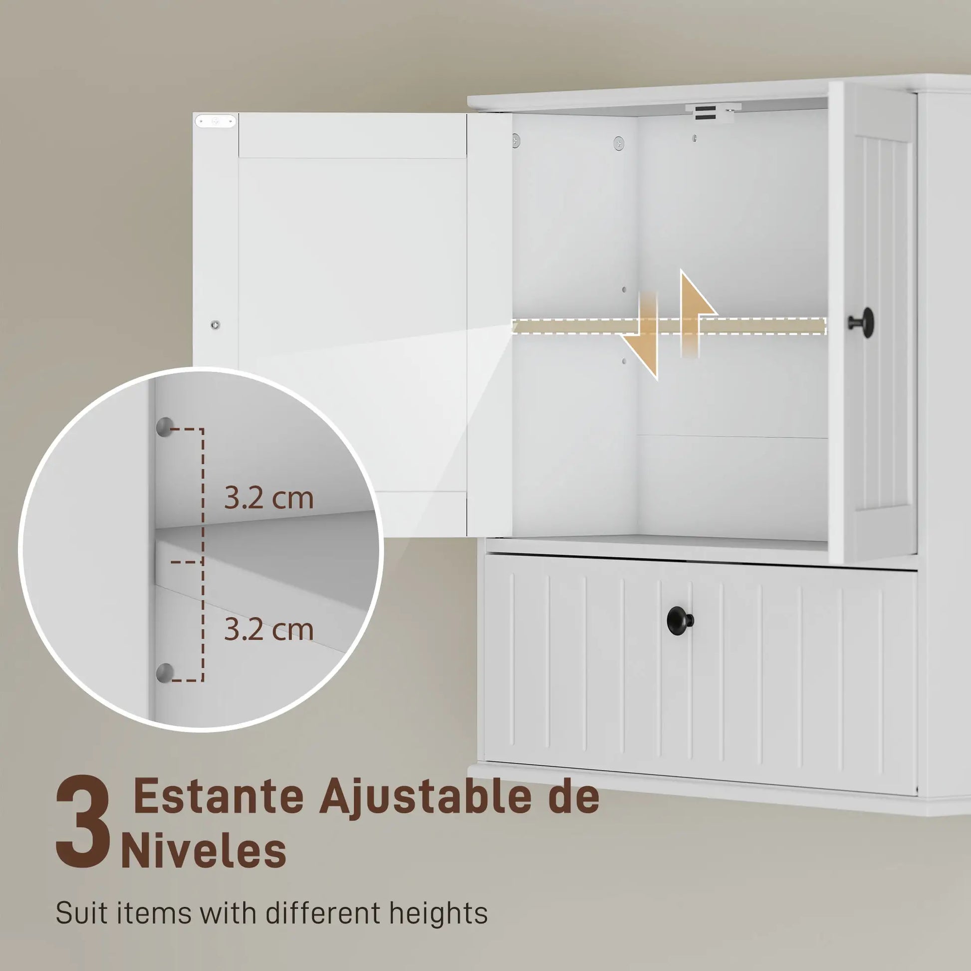 🚿 Armario de Baño de Pared MODELO RUSTIKA image 4