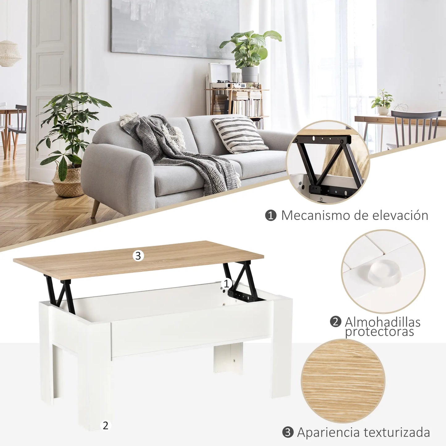 Mesa de Centro Elevable “ELEV-UP COMPACT” image 2