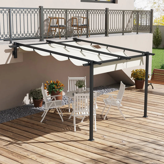 PÉRGOLA DE JARDÍN SOLENZA RETRACTIL 3X3 image 0