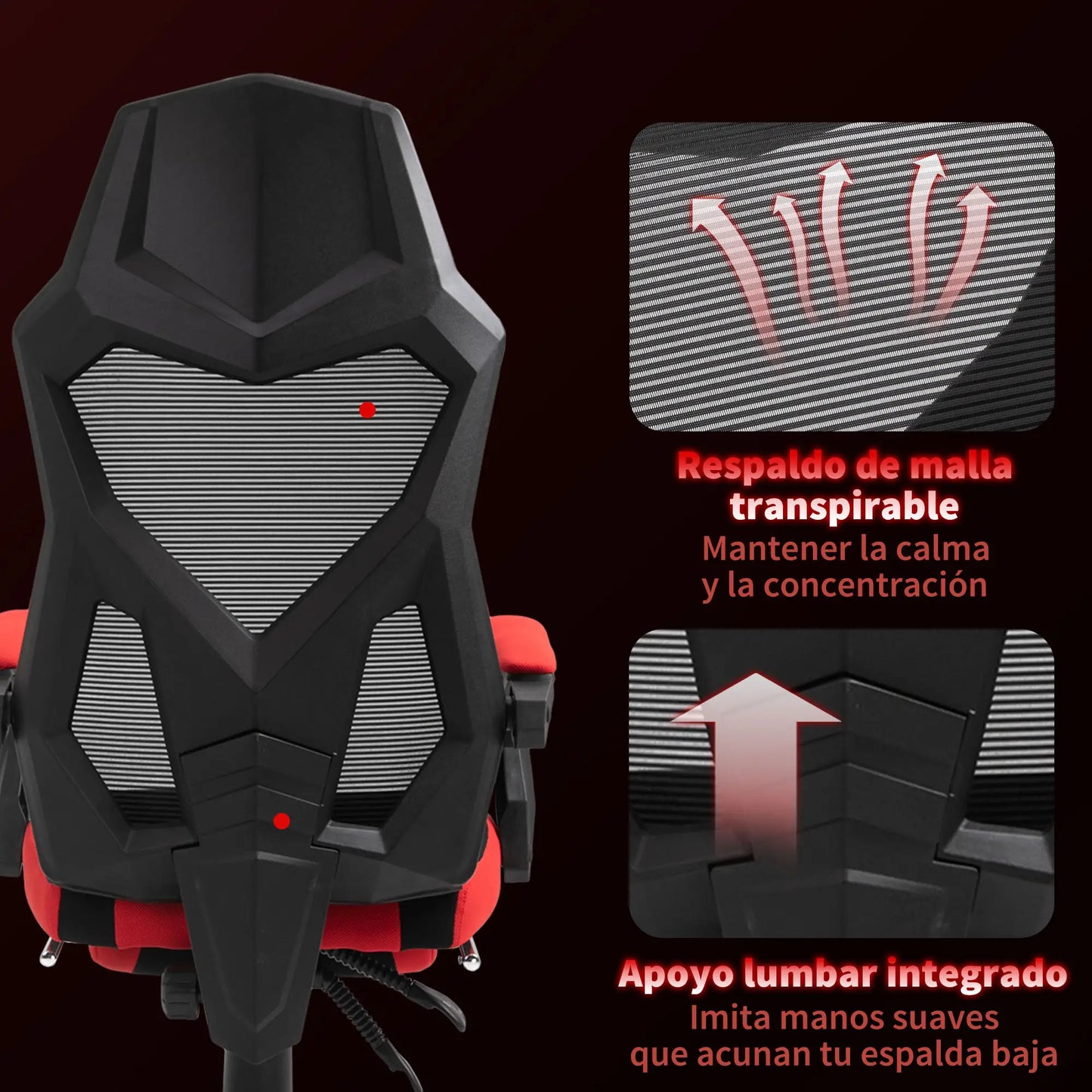SILLA GAMING MODELO REDFLEX PRO image 4