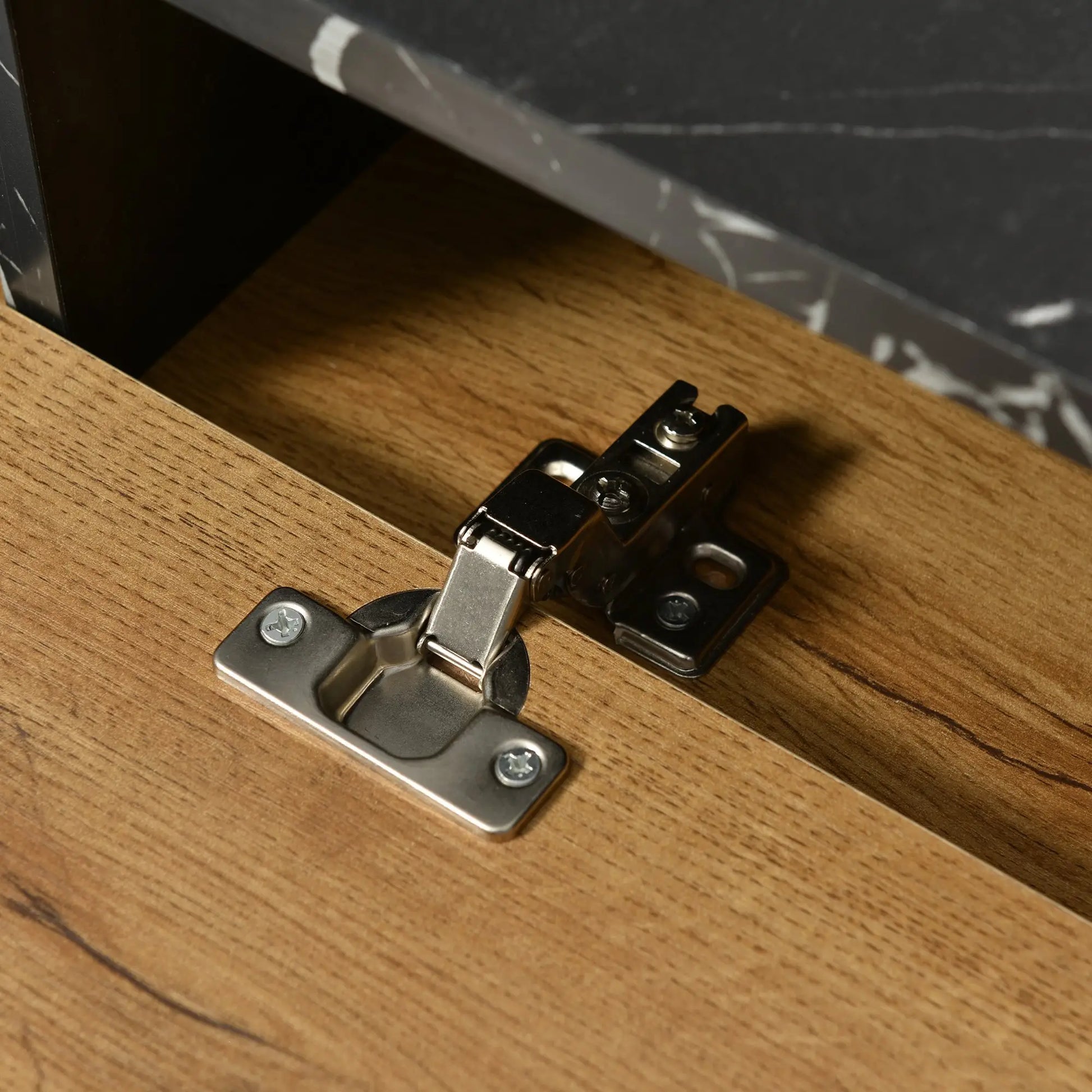 MUEBLE TV MODERNO DISEÑO MÁRMOL & VETADO MADERA image 3