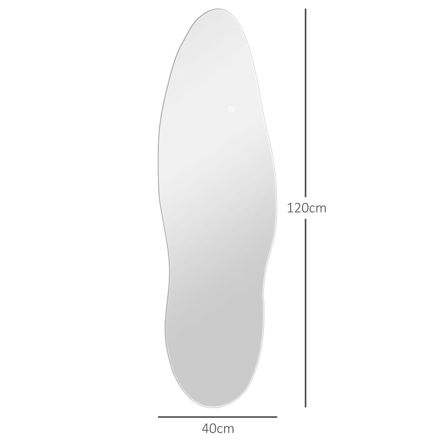 ESPEJO LED WAVE FULL BODY 3 TONOS image 6