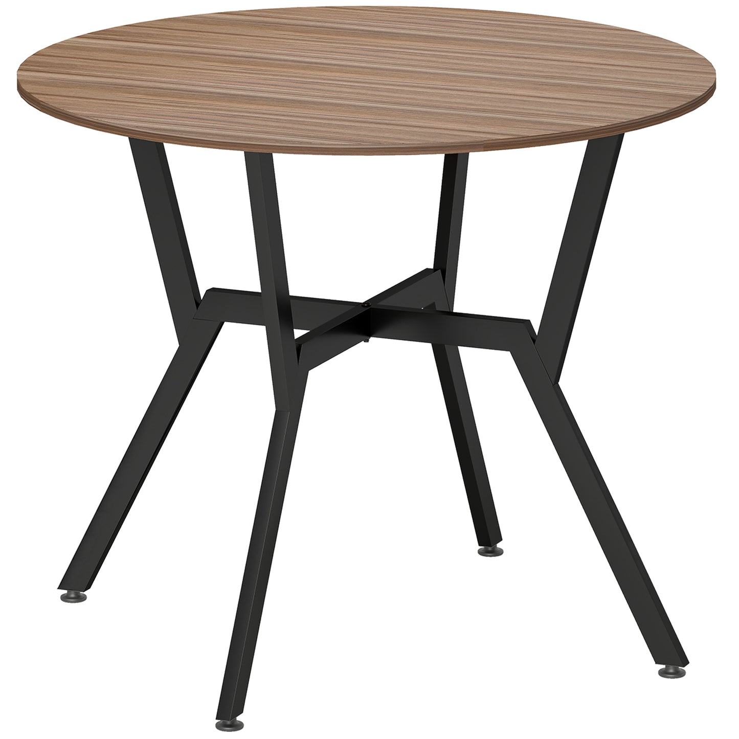 MESA DE COMEDOR REDONDA ESTILO INDUSTRIAL Ø90 CM image 5