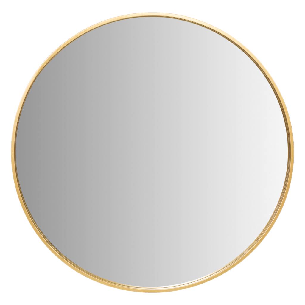 ESPEJO REDONDO SANTIAGO DORADO image 0