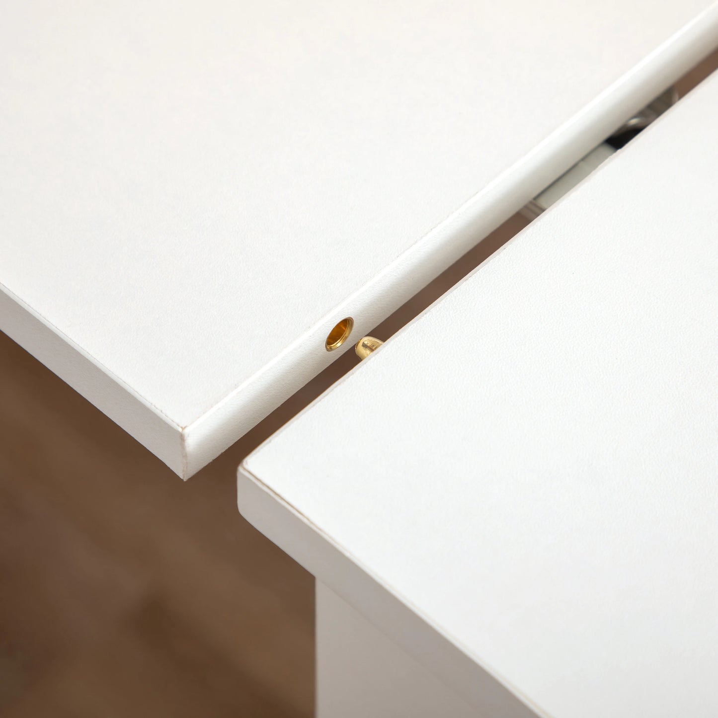 MESA DE COMEDOR EXTENSIBLE BLANCA 4-6 PERSONAS – MODELO ALHAMBRA image 8