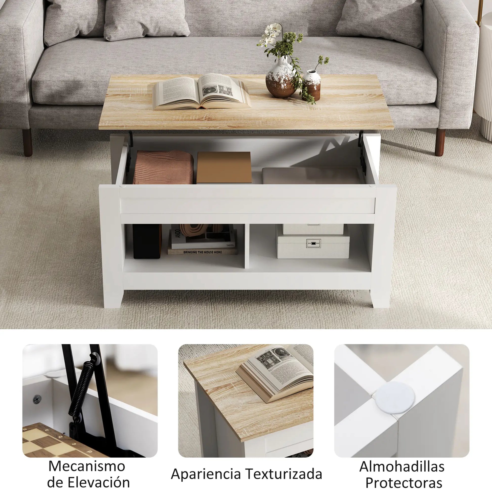 Mesa de Centro Elevable “TRIO LIFT” image 10